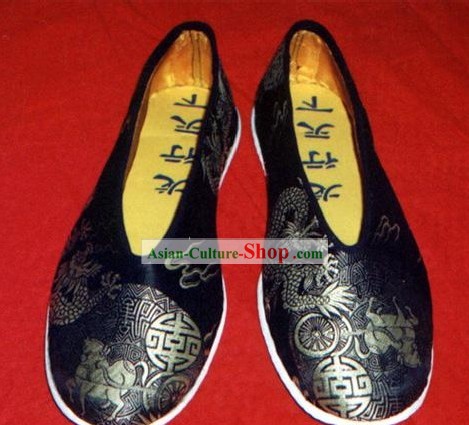 Chinese Hand Made Classic Dragon Shoes