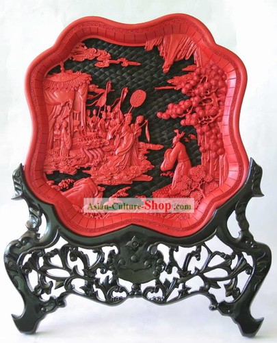 Traditional Lacquer Craft-Fairytales Love Plate