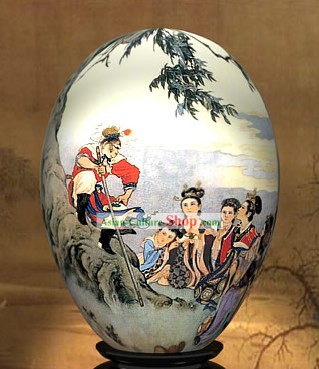 Chinesische Wonders Hand Painted Colorful Egg-Monkey King Wissen um die Wahrheit von West Journey