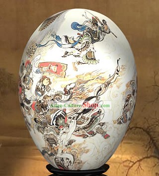 Chinesische Wonders Hand Painted Colorful Egg-Mighty Monkey King of West Journey