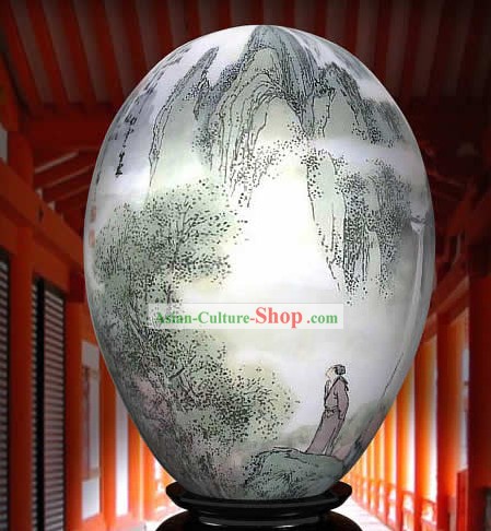 Chinesische Wonders Hand Painted Colorful Egg-Poet Li Bai