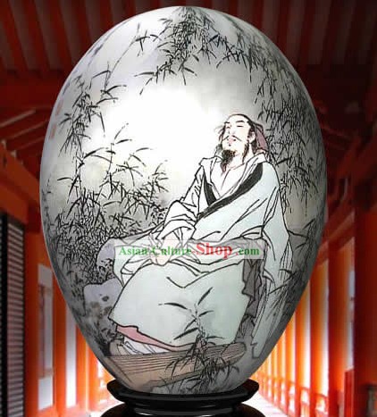 Chinesische Wonders Hand Painted Colorful Egg-Bai Juyi