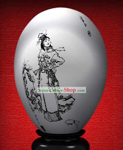 Chinesische Wonder Hand Painted Colorful Egg-Jia Baoyu von The Dream of Red Chamber