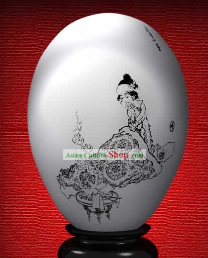 Chinesische Wonder Hand Painted Colorful Egg-Jia Baoyu von The Dream of Red Chamber