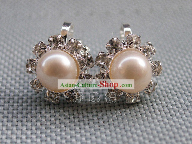 Stunning Natural White Pearl Earrings