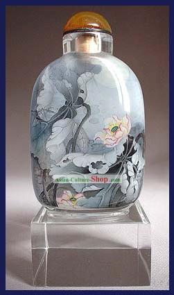 Snuff Bottles With Inside Painting Birds Series-Among the Flower