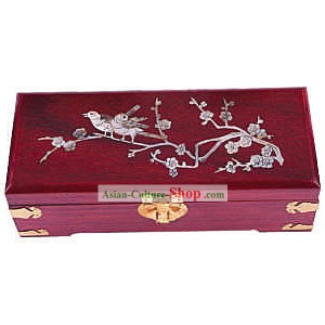 Chinesische Essstäbchen Box und Jewel Schatullen-Bird Liebe
