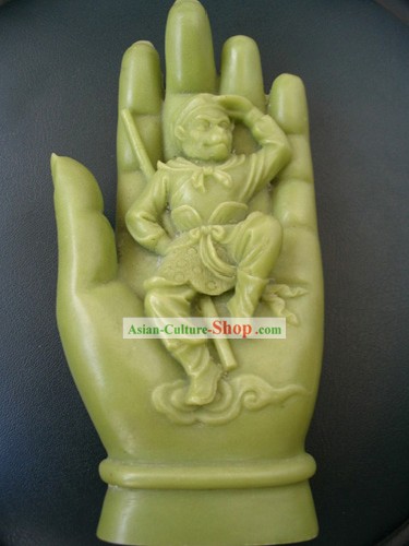 Chinese Clássico Rei Macaco Treasure-in a Mão de Buda