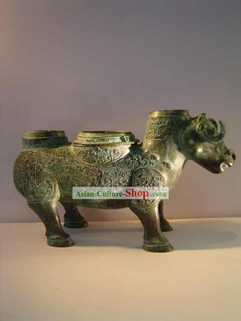 China Classic Archaize Bronze Ware-Xi Zun