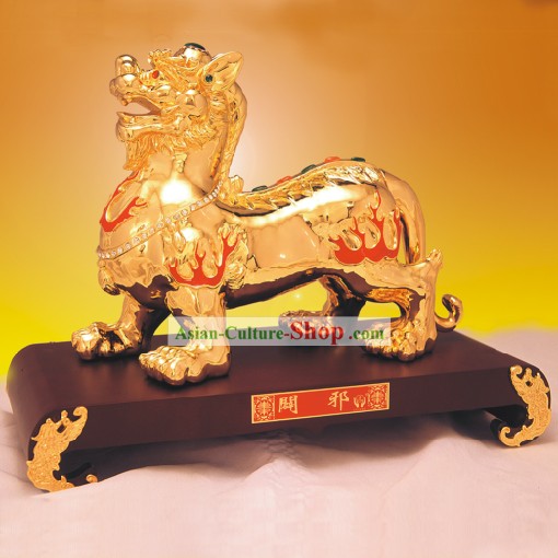 China Classic Gold Statue-Bi Xie (evitar o mal)
