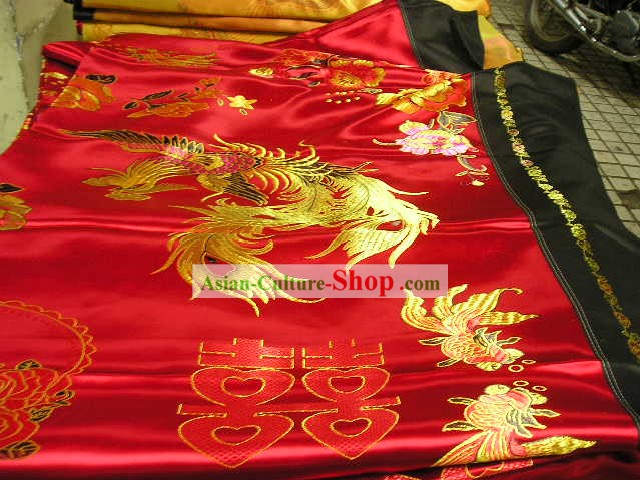 Hangzhou Silk mit Double Happiness Pattern