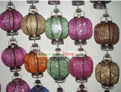 Chinese Traditional Silk Iron Lantern