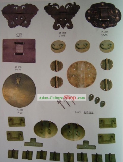 Chinese Archaize Copper Furniture Supplement Home Decoration 18