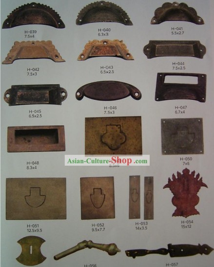 Chinesische archaize Copper Möbel Supplement Home Decoration 14