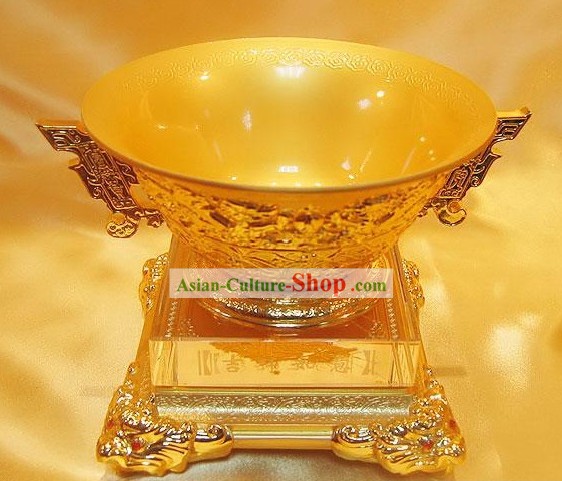 Chinese Lucky Golden Bowl Gift Package