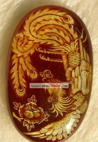Chinese Stunning Colecção-Natural Phoenix Âmbar