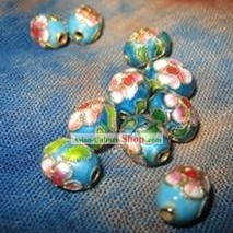50 Pieces chinês Beads Cloisonne clássico