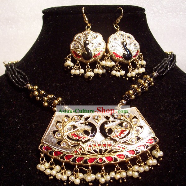 Индийская мода ювелирные изделия Костюм-Павлин принцессы