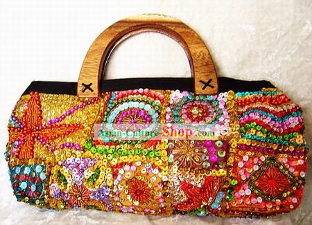 Indiana Super Handbag mão bonita bordada