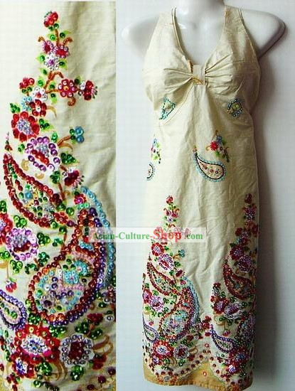 Indian Super Beautiful Hand Embroidered Long Skirt