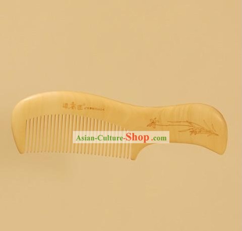 Chinese Carpenter Tan 100 Percent Handicraft Natural Box Comb Classic