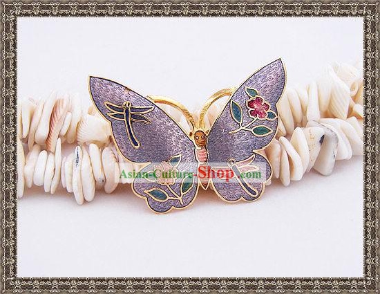 Chinese Cloisonne Brosche Classics-Butterfly