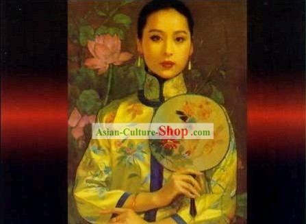 Chinese Oil Painting-Ancient Beauty