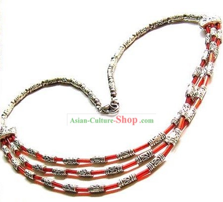 Tibetan Ancient Silver Necklace-Prince
