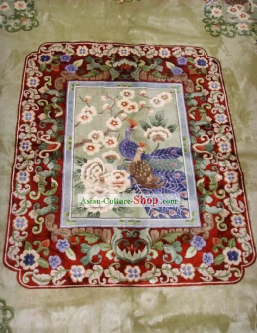 Decoración de arte de gran Mano China Hecho gruesa alfombra de seda natural (250 ¡Á305cm)