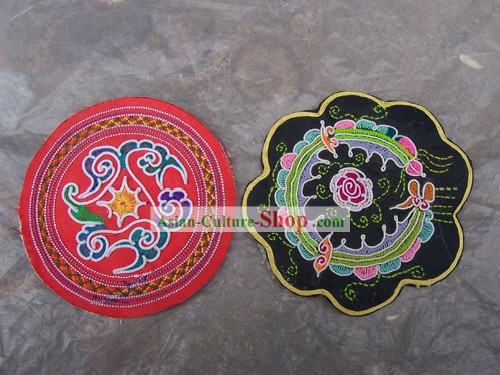 Chinese Stunning Miao Tribe Hand Embroidery Collectible-Mat