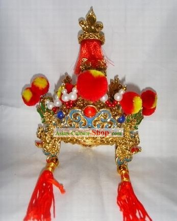 Chinese Ancient Puppet Hat for Performance