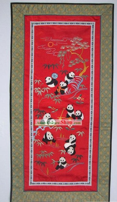 Chinese Embroidery Handicraft-Pandas