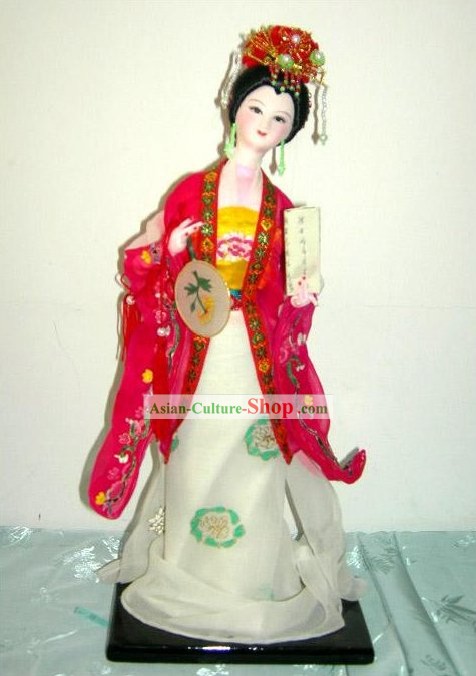 De seda hecho a mano Pekín figura muñeca - Shang Guan Er Wan