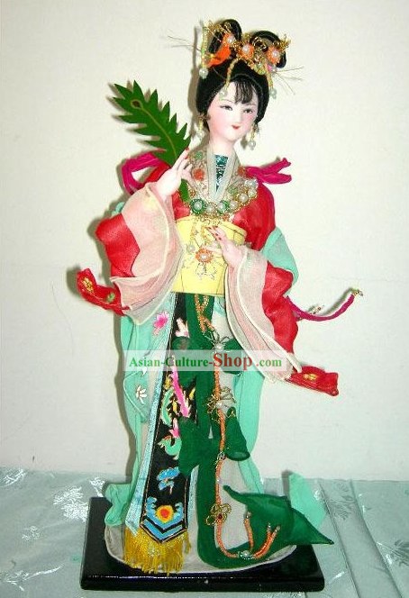 De seda hecho a mano Pekín figura muñeca - Luo Shen