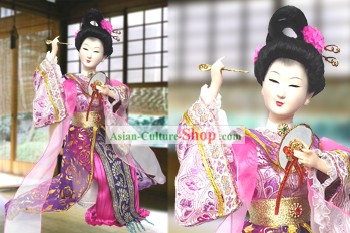 De seda hecho a mano Pekín figura muñeca - Emperatriz de la dinastía Tang belleza 5