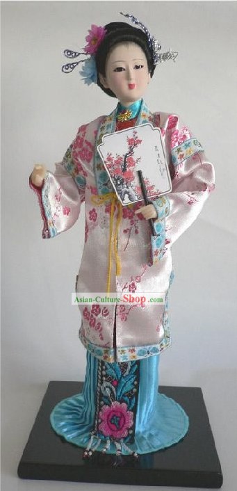 De seda hecho a mano figura muñeca de Pekín - Li Zhi