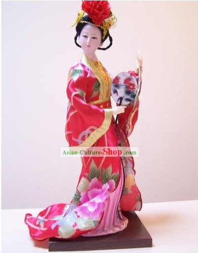Handmade poupée figurine soie de Pékin - Yang Guifei (Yuhuan)