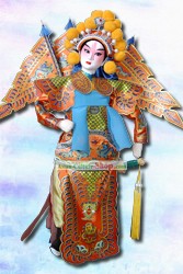 手作り北京シルクの置物人形 - ユエ甲江