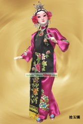 Handmade Peking Silk Figurine Doll - Chi Yu Zhuo