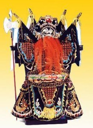 Chinois classique Artisanat-Zhang Fei originale Marionnette