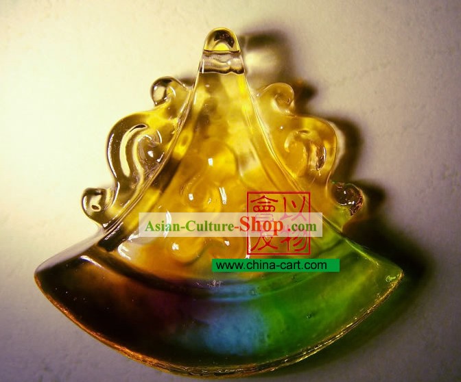 Chinese Classic Ancient Method Colored Glazed-Moon Hatch