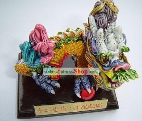 Классический китайский Кочин зодиака Большой Керамика Статуи 12 Частей Устанавливает 4