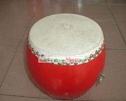Chinese Traditional 20cm Diameter High Zhan (Standing) Drum