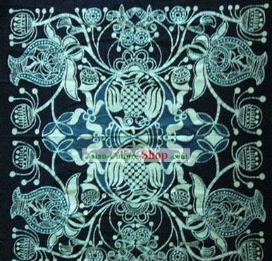 Chinese Classical Batik Tablecloth-Double Fishes Playing Water