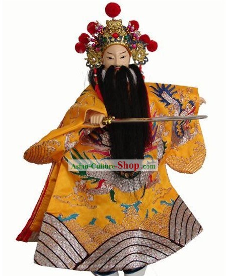 Chinese Artesanato Puppet Clássico Original Hand - Liu Bei