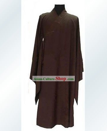 Chinese Traditional Ju Shi Monk Long Robe (Hai Qing)