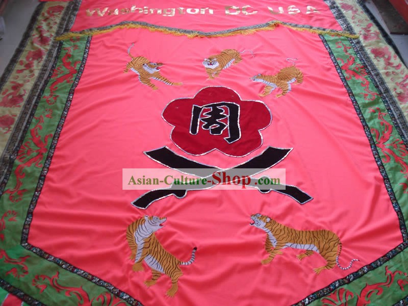 Custom-Made Chinese Traditional Supreme Handmade Large Banner/Flag