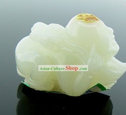 Kai Guang Feng Shui Chinese Natural Nephrite Jade Money Boy (being rich)