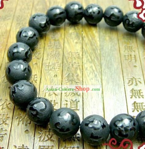 Kai Guang Feng Shui chinesischen Obsidian Armband (Schicksal ändern)