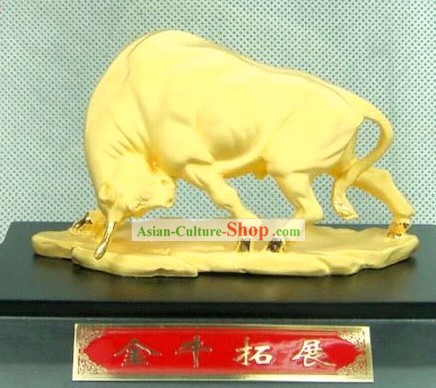 Feng Shui cinese fortunato Cow (buona fortuna nell'investimento azionario)